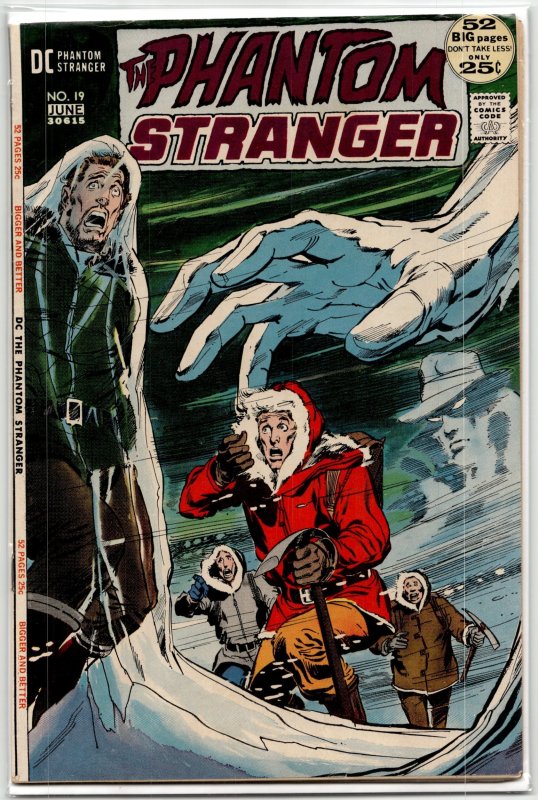The Phantom Stranger #19 (DC Comics, 1972), raw, ungraded comic book — front cover