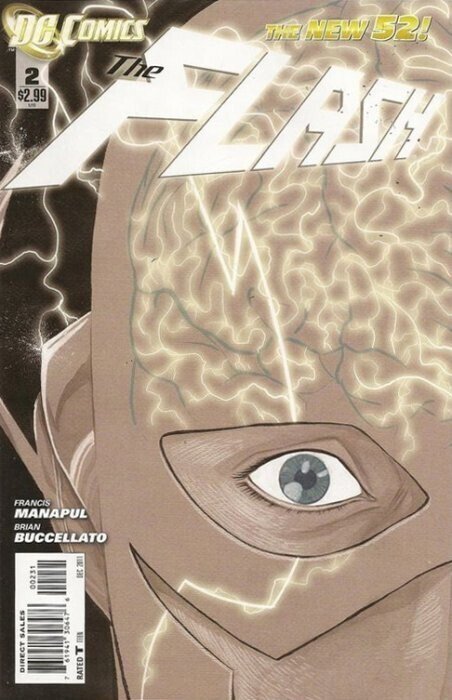 Flash #2 (DC Comics), raw, ungraded comic book — front cover