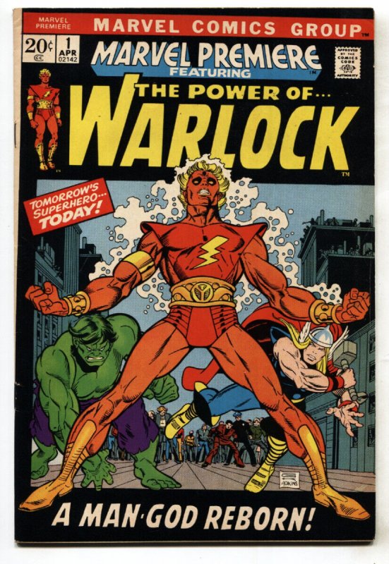 Marvel Premiere #1 (Marvel Comics, 1972), raw comic book in VF+ condition — front cover