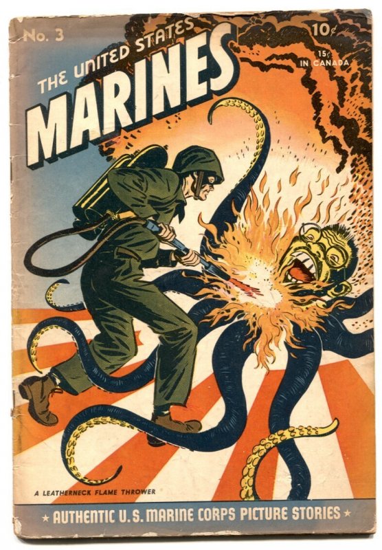 United States Marines #3 - 1944 - N/A - G - Comic Book (1944), raw, ungraded comic book — front cover