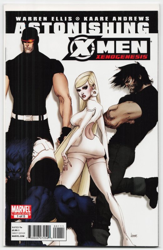 Astonishing X-Men: Xenogenesis #1 (Marvel Comics, 2010), raw, ungraded comic book — front cover