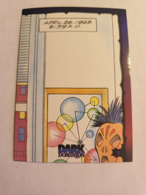 1993 Dark Dominion Zero Card Set Complete (1993), raw, ungraded comic book — front cover
