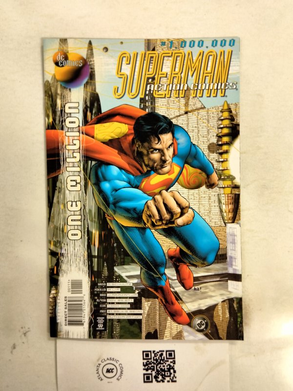 Action Comics #1,000,000 NM DC Comic Books Superman Justice League 12 HH46 (DC Comics), raw comic book in NM condition — front cover