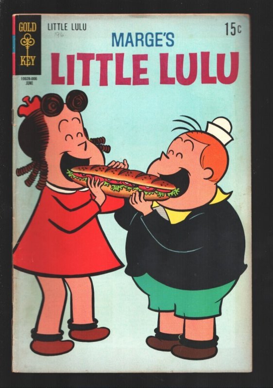 Marge's Little Lulu #196 (Gold Key Comics, 1970), raw comic book in VG condition — front cover