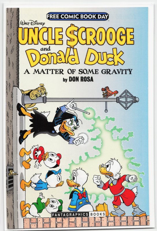 Walt Disney Uncle Scrooge and Donald Duck: A Matter of Some Gravity Horizontal Cover (2013) Uncle Scrooge (2013), raw, ungraded comic book — front cover