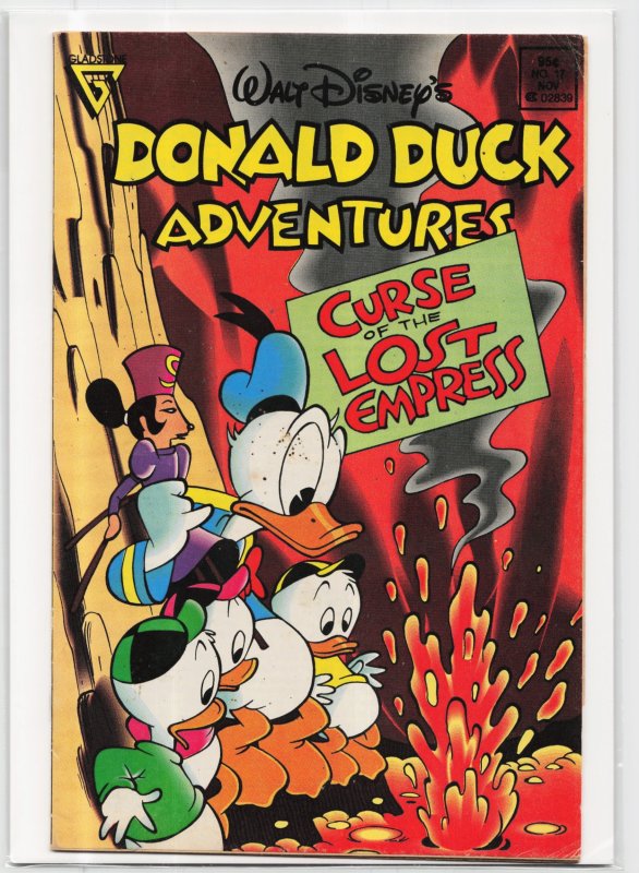 Donald Duck Adventures #17 (Disney Comics, 1989), raw, ungraded comic book — front cover