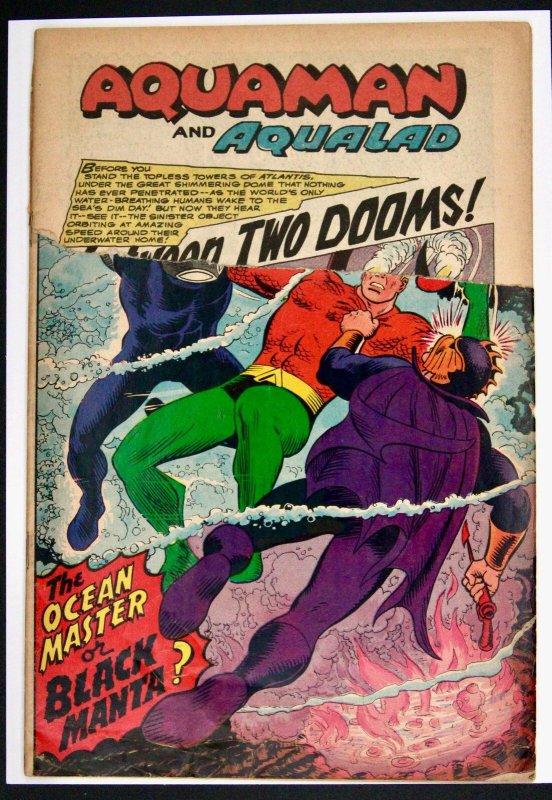 Aquaman #35 (DC Comics, 1967), raw, ungraded comic book — front cover