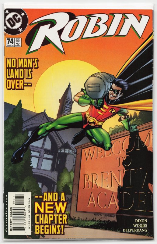 Robin #74 (DC Comics, 2000), raw, ungraded comic book — front cover