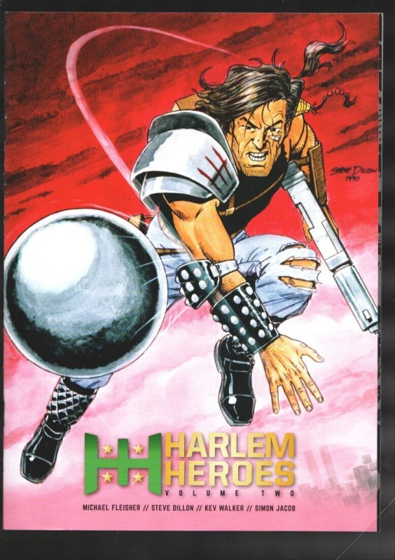Harlem Heroes #2 (1990), raw comic book in FN/VF condition — front cover