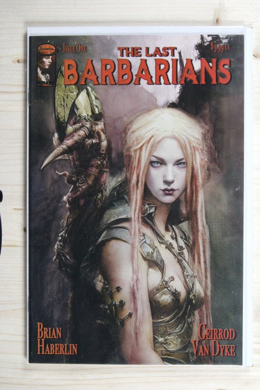 The Last Barbarians #1 (Image Comics, 2023), raw comic book in NM+ 9.6 condition — front cover