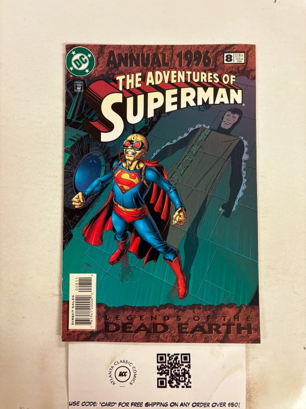 The Adventures of Superman Annual #8 (DC Comics, 1996), raw comic book in NM condition — front cover