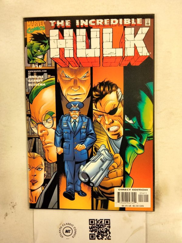 Incredible Hulk #16 (Marvel Comics), raw comic book in NM condition — front cover