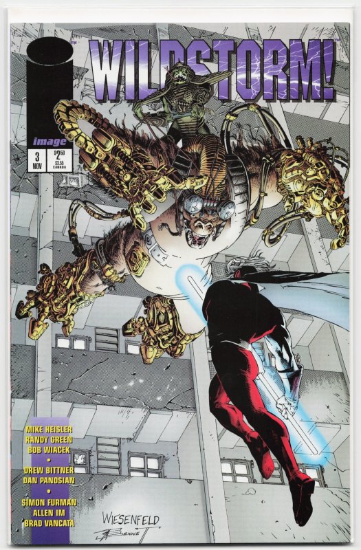 WildStorm! #3 (Image Comics, 1995), raw, ungraded comic book — front cover