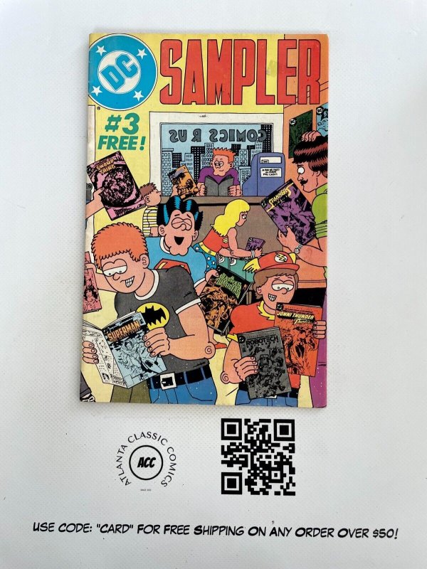 DC Sampler #3 (DC Comics), raw comic book in FN condition — front cover
