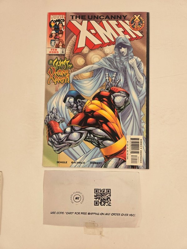 Uncanny X-Men #365 (Marvel Comics, 1999), raw comic book in NM condition — front cover