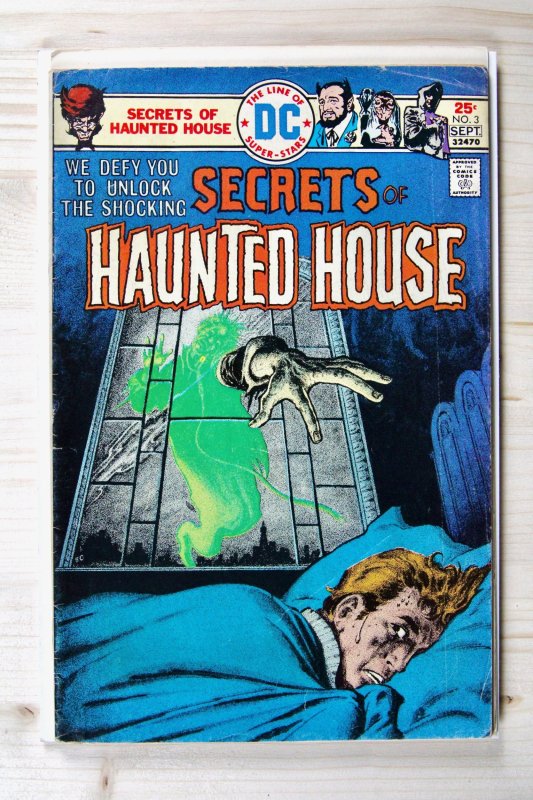 Secrets of Haunted House #3 (DC Comics, 1975), raw comic book in VG/FN 5.0 condition — front cover