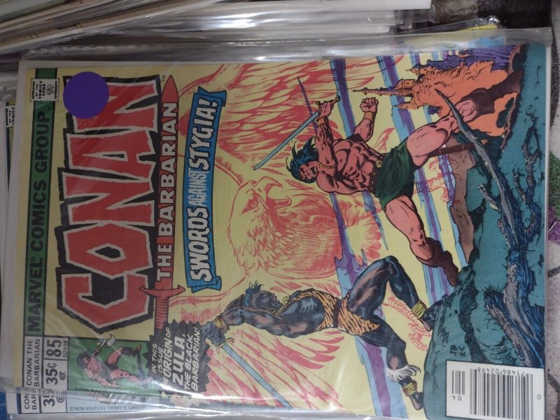 Conan the Barbarian #85 (Marvel Comics, 1978), raw, ungraded comic book — front cover