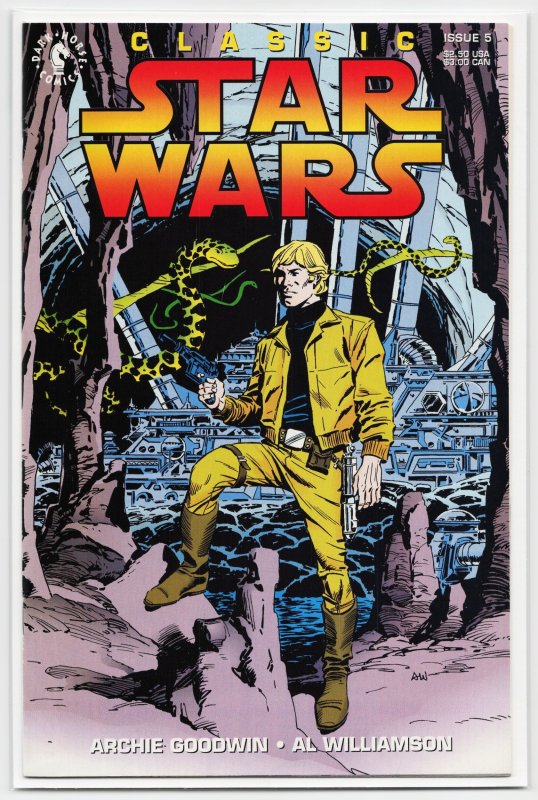 Classic Star Wars #5 (Dark Horse Comics, 1992), raw, ungraded comic book — front cover