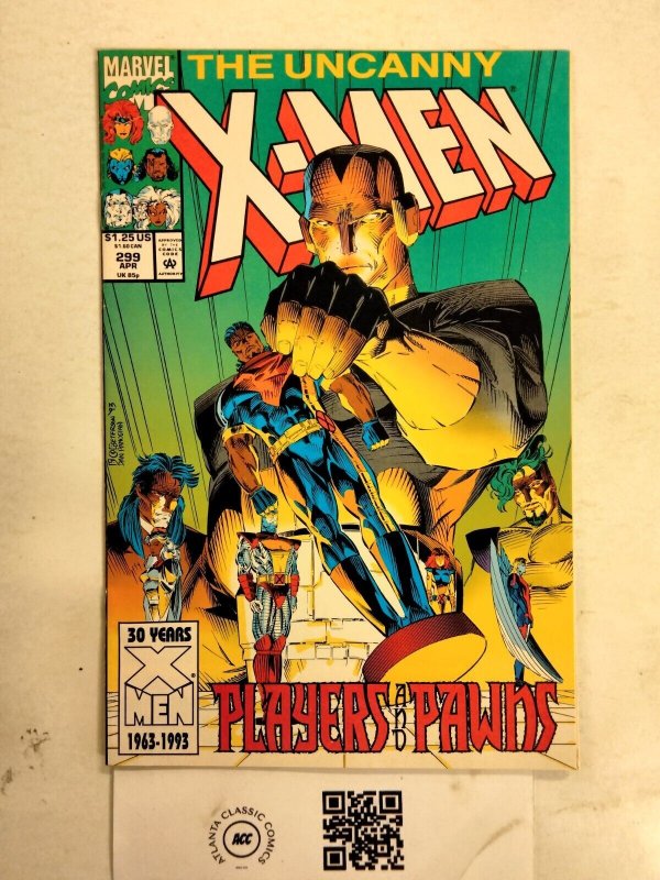 Uncanny X-Men #299 (Marvel Comics, 1993), raw comic book in NM condition — front cover