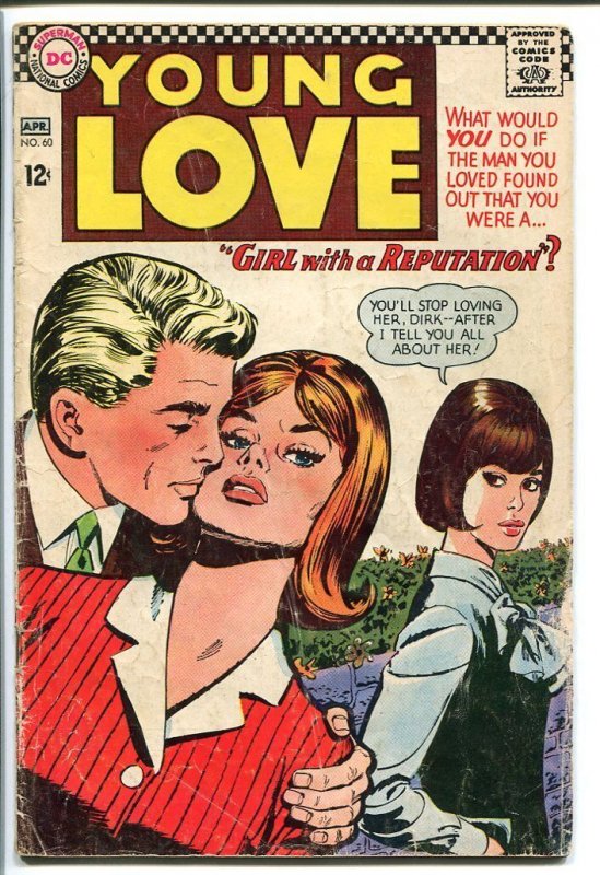 Young Love #60 (DC Comics), raw, ungraded comic book — front cover