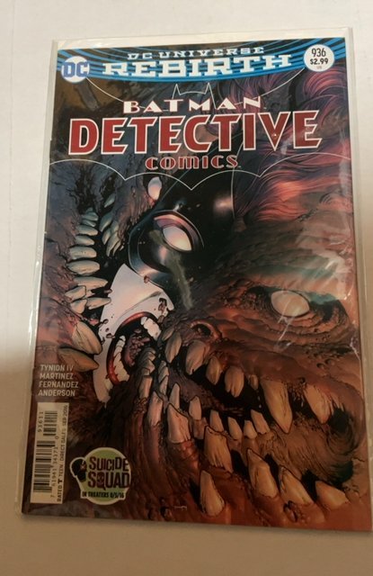 Detective Comics #936 (DC Comics, 2016), raw, ungraded comic book — front cover