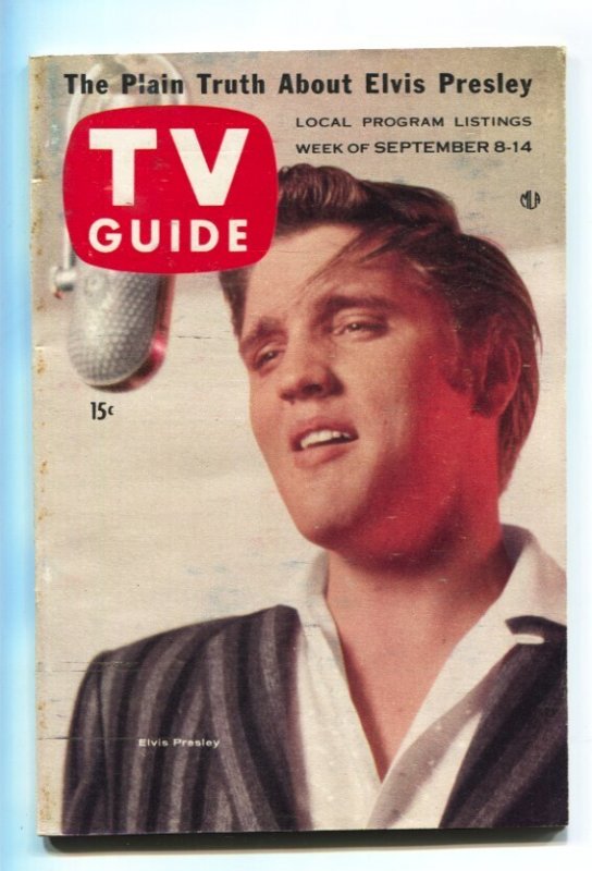 MAG: TV Guide September #8 (1956), raw, ungraded comic book — front cover