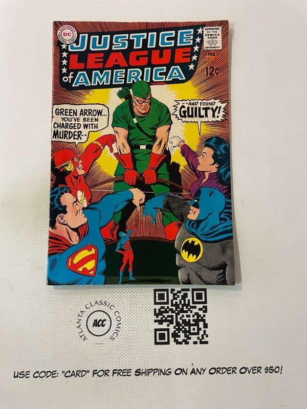 Justice League of America #69 (DC Comics), raw comic book in VF condition — front cover
