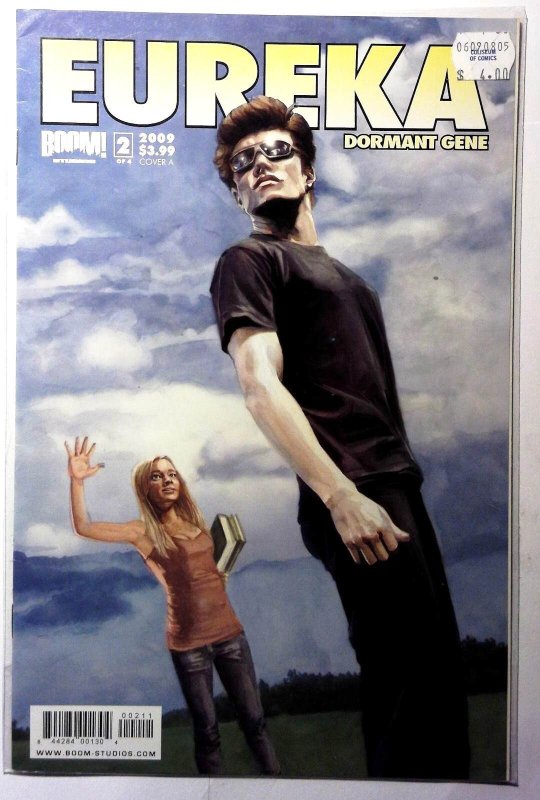 Eureka: Dormant Gene #2 (Boom! Studios, 2009), raw, ungraded comic book — front cover