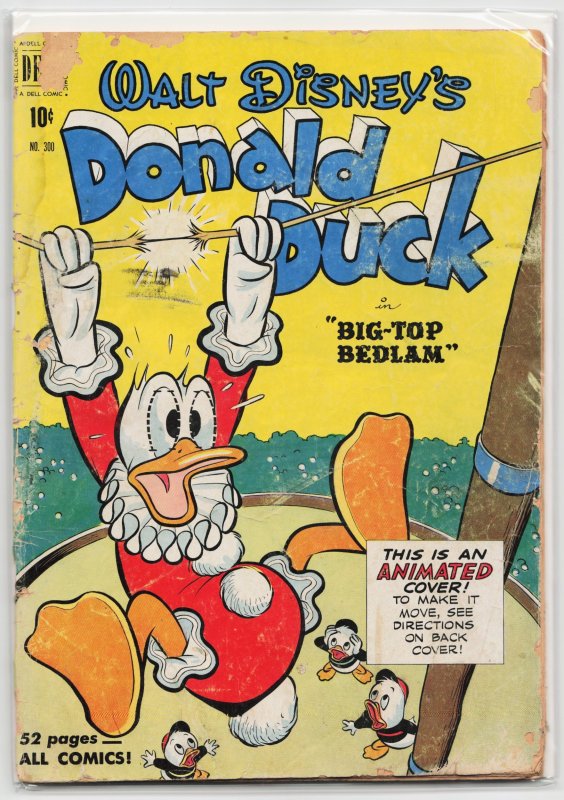 Four Color #300 (Dell Comics, 1950), raw, ungraded comic book — front cover
