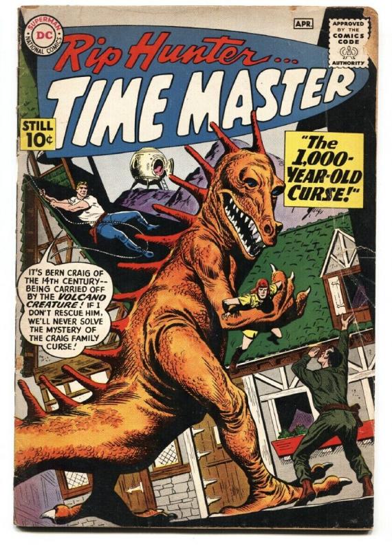 Rip Hunter Time Master #1 (DC Comics, 1961), raw, ungraded comic book — front cover