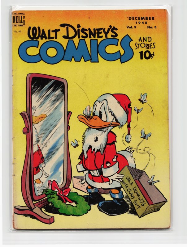 Walt Disney's Comics and Stories #99 (Dell, 1948), raw, ungraded comic book — front cover