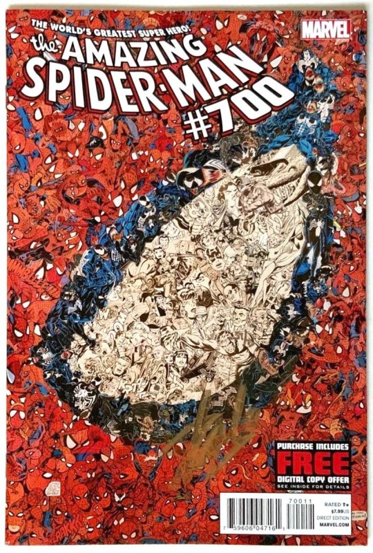 The Amazing Spider-Man #700 (Marvel Comics), raw, ungraded comic book — front cover