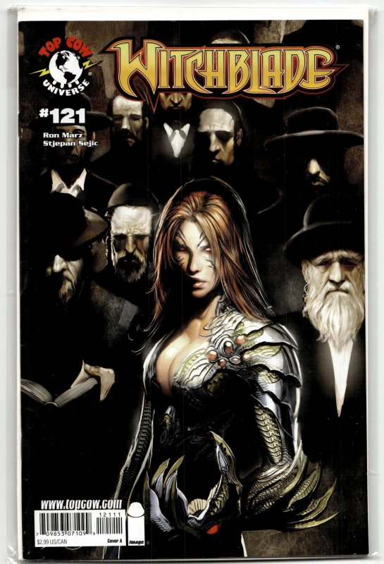Witchblade #121 (Top Cow, 2008), raw, ungraded comic book — front cover