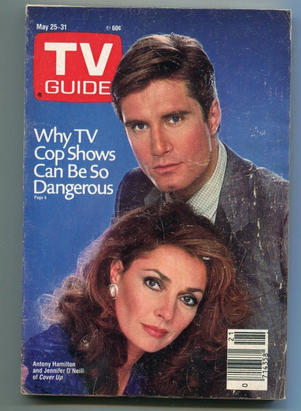 MAG: TV Guide-Cover-Up-New York Metropolitan Edition-May 1985-VG (1985), raw comic book in VG condition — front cover