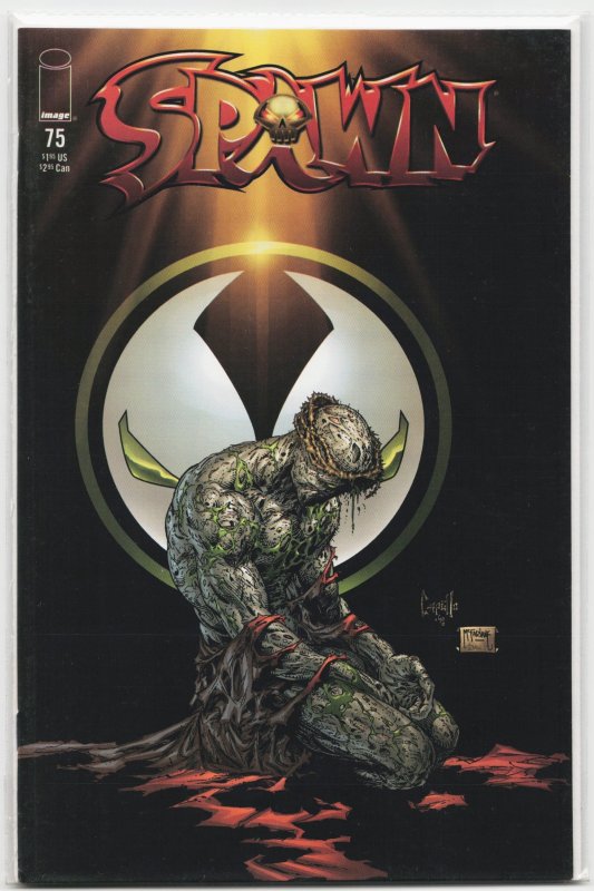 Spawn #75 (Image Comics, 1998), raw, ungraded comic book — front cover