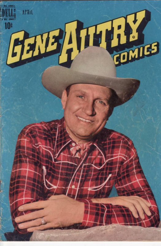 Gene Autry #26 (Dell Comics), raw comic book in VG condition — front cover