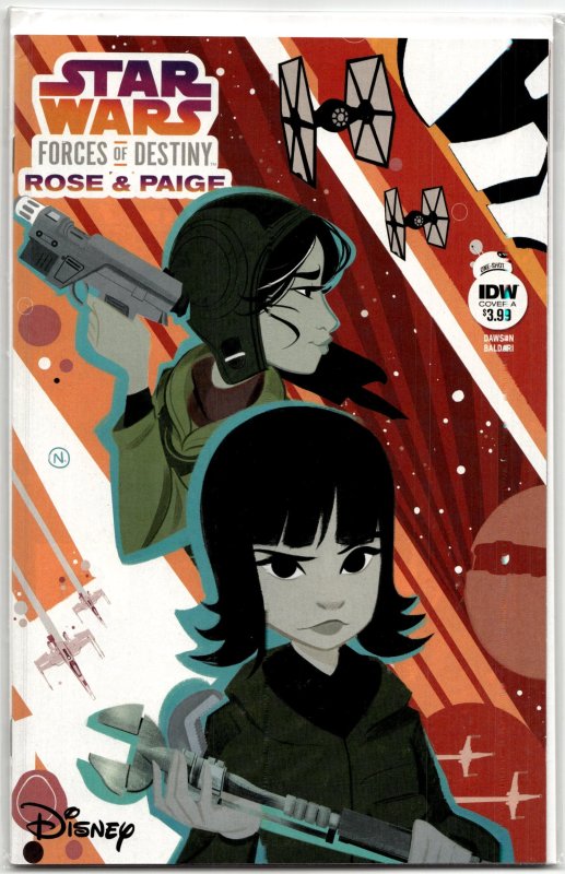 Star Wars Forces of Destiny-Rose & Paige (2018) Star Wars (IDW Publishing, 2018), raw, ungraded comic book — front cover
