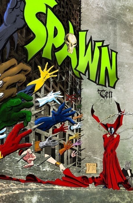 Spawn Ten Remastered Deluxe Edition #11, raw comic book in NM condition — front cover