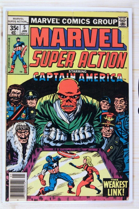 Marvel Super Action #5 (Marvel Comics, 1978), raw comic book in FN 6.0 condition — front cover