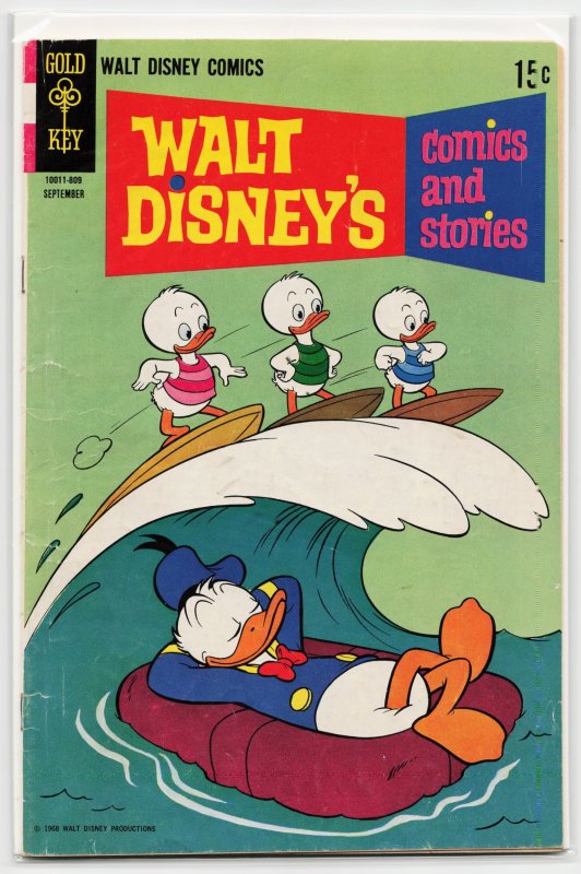Walt Disney's Comics and Stories #336 (Gold Key, 1968), raw, ungraded comic book — front cover