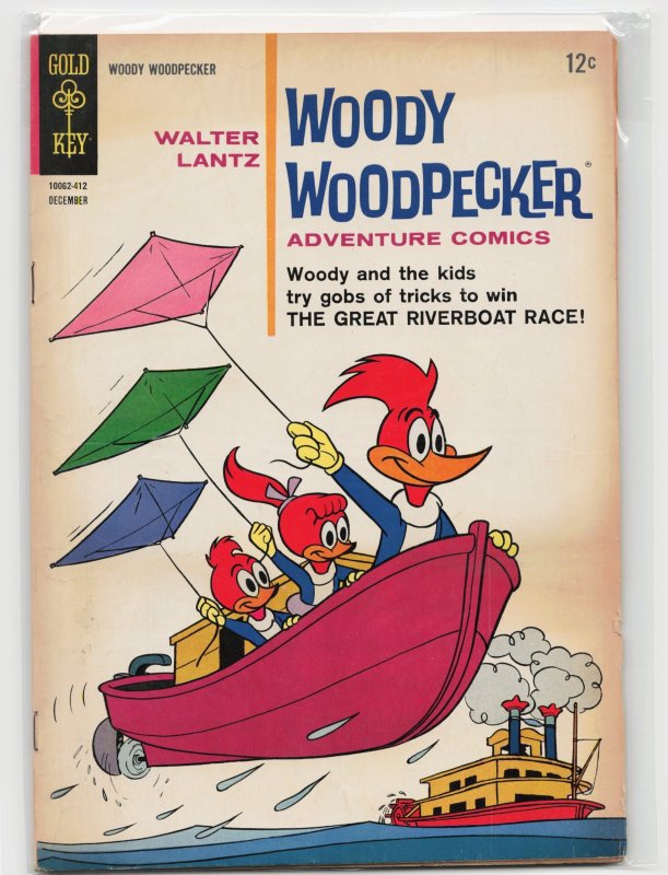 Walter Lantz Woody Woodpecker #82 (Gold Key, 1964), raw, ungraded comic book — front cover