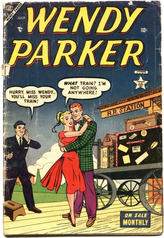 Wendy Parker #1-1953-Patsy Walker Appears-Romance Cover-Stan Lee-Very Rare-Gi..., raw, ungraded comic book — front cover