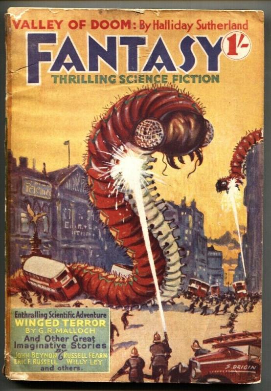 Fantasy #2 (1939), raw, ungraded comic book — front cover