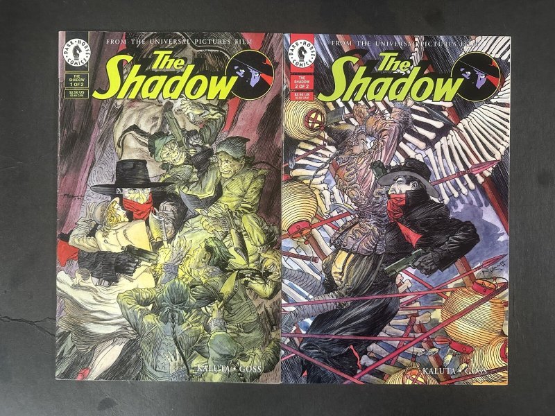 The Shadow (1994) # 1-2 FN+ Mike Kaluta Complete Set Dark Horse (Dark Horse Comics, 1994), raw comic book in FN+ condition — front cover