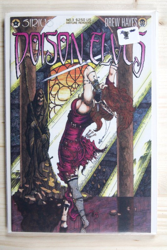 Poison Elves #3 (1995), raw comic book in NM- 9.2 condition — front cover