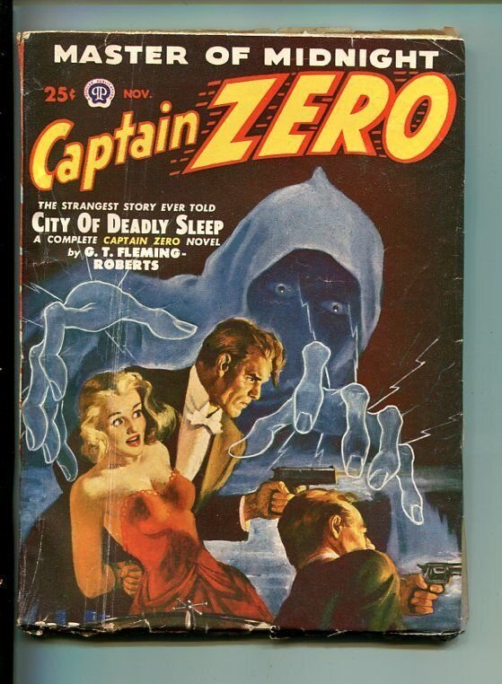 Captain Zero #1 (1949), raw, ungraded comic book — front cover