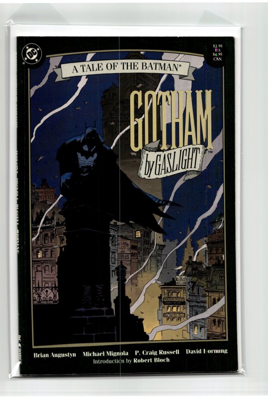 Gotham by Gaslight #1 (1989), raw, ungraded comic book — front cover