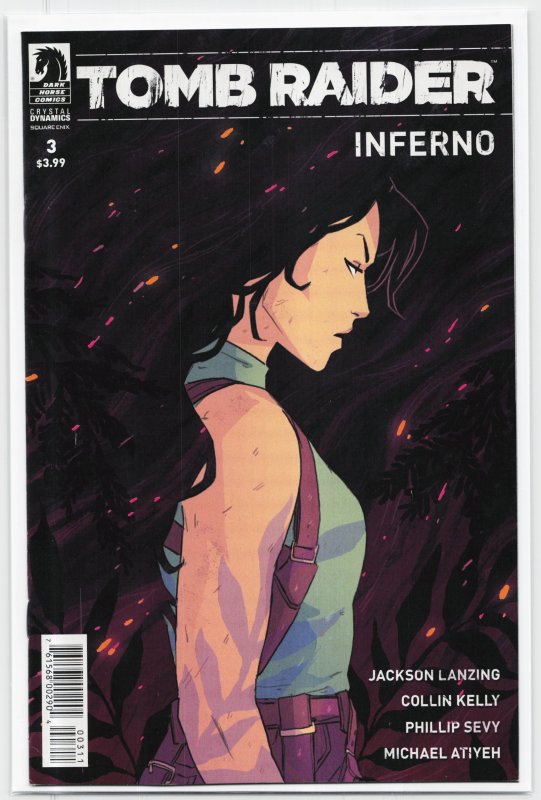 Tomb Raider: Inferno #3 (2018), raw, ungraded comic book — front cover