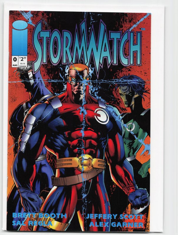 Stormwatch #0 (Image Comics, 1993), raw, ungraded comic book — front cover