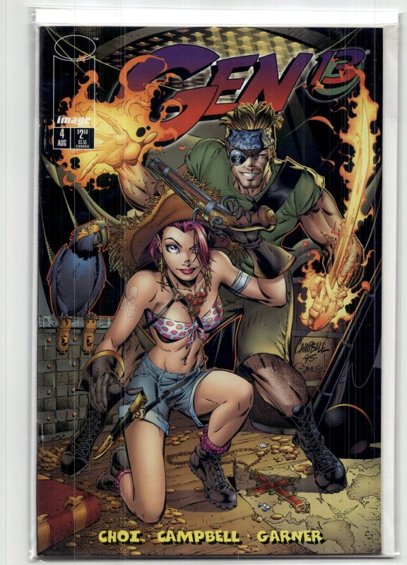 Gen 13 #4 (Image Comics, 1994), raw, ungraded comic book — front cover